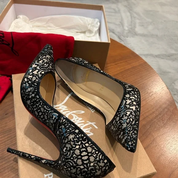 Christian Louboutin rare cut design pumps Heels 120 - Picture 4 of 7